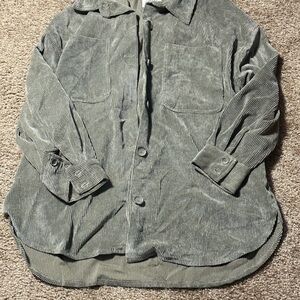 Ashley By 26 International GREEN Utility Jacket